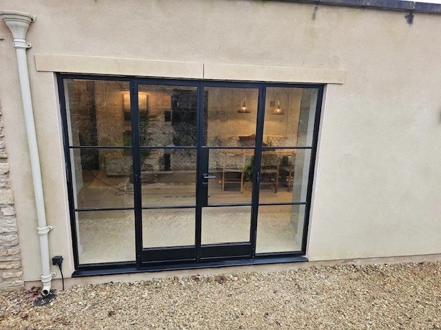 Double with fixed panels sli profile