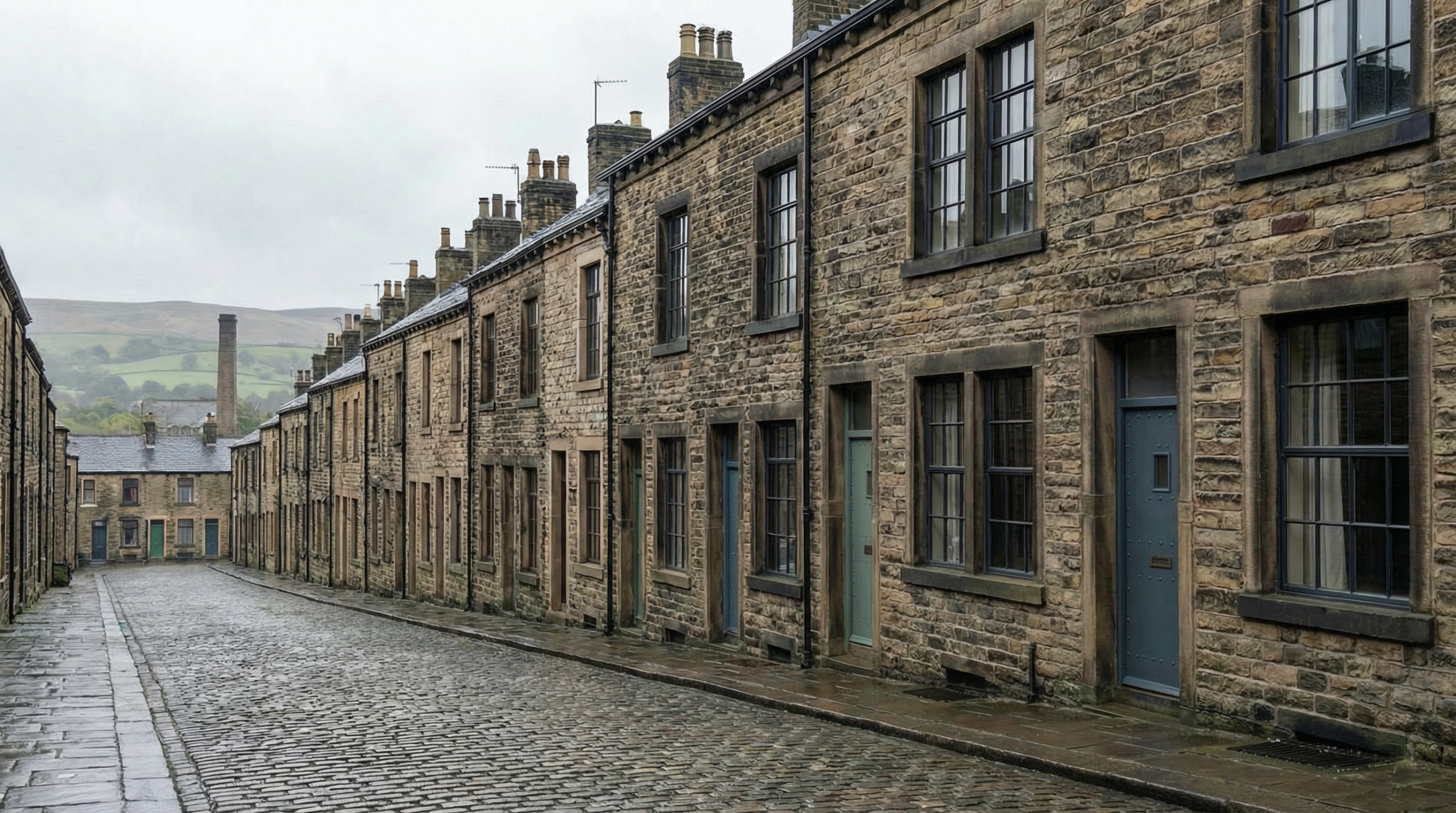Northern England terrace houses